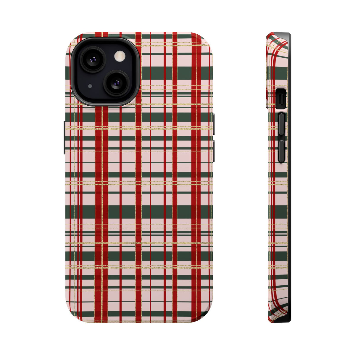 Darling Christmas Plaid Magnetic Impact-Resistant Phone Case