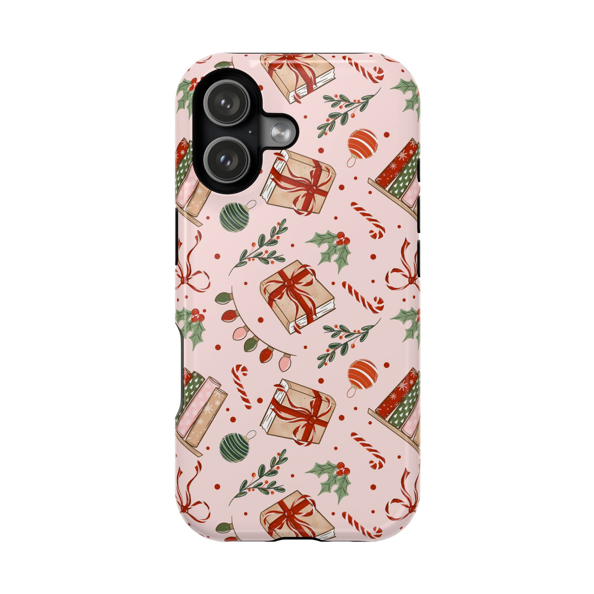 Booked for Christmas Magnetic Impact-Resistant Phone Case