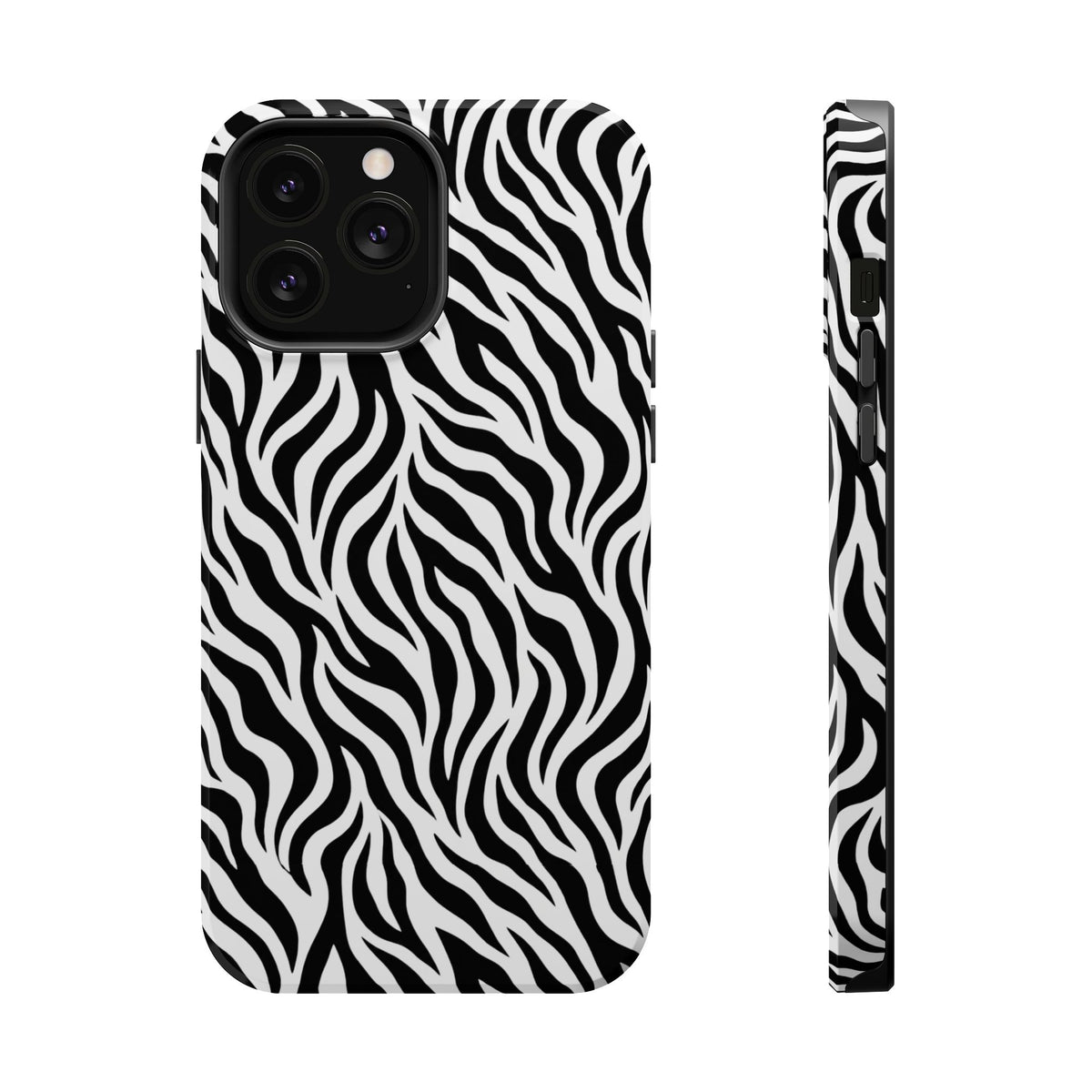 Zebra Print Magnetic Impact-Resistant Phone Case