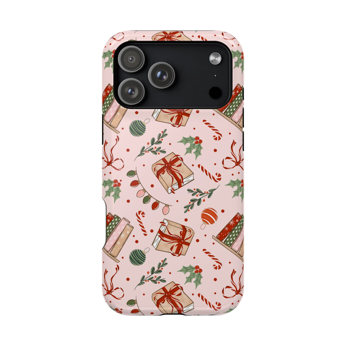 Booked for Christmas Magnetic Impact-Resistant Phone Case