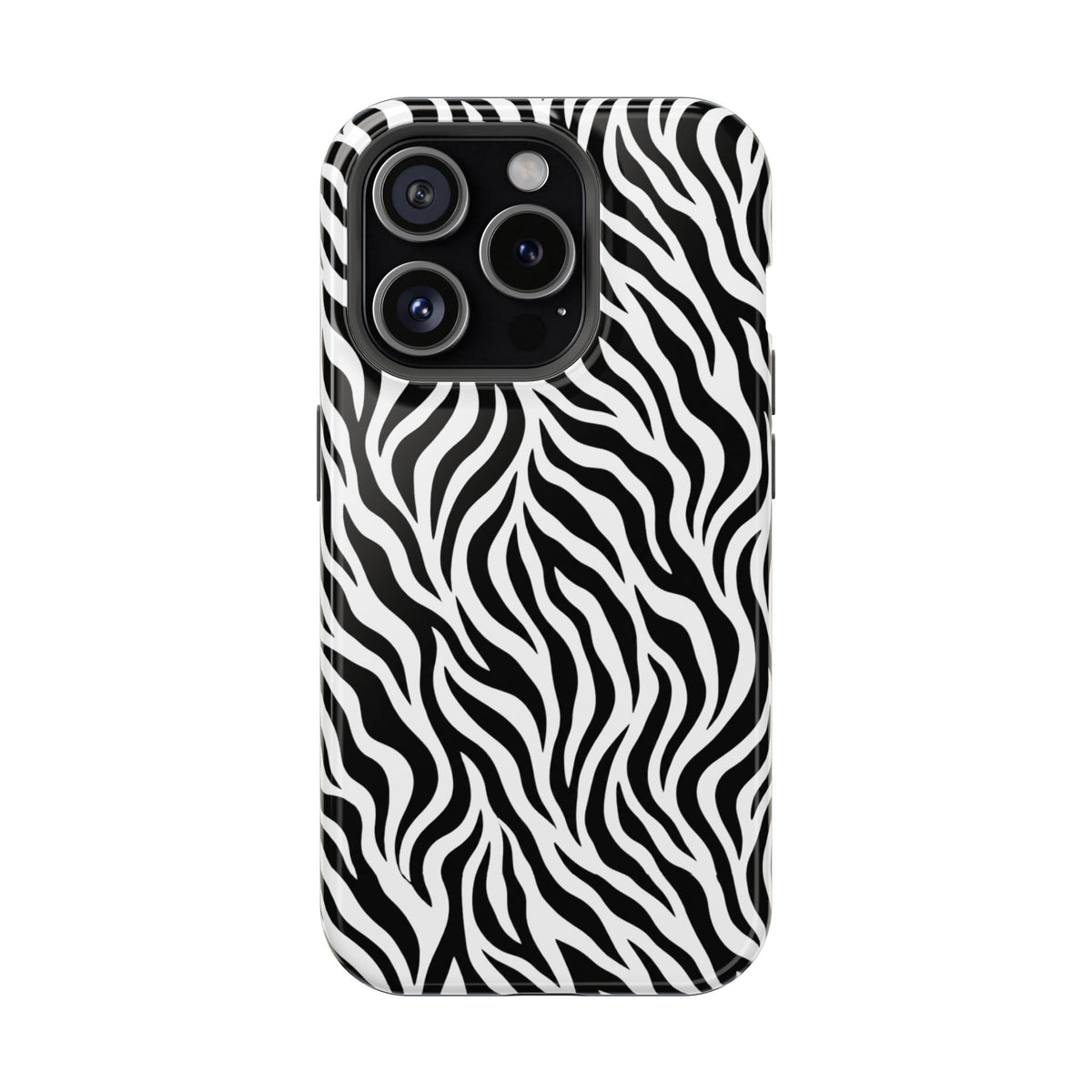 Zebra Print Magnetic Impact-Resistant Phone Case