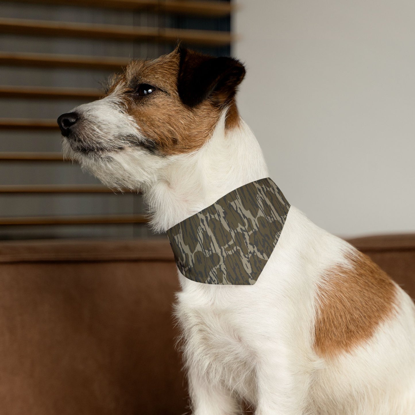 Bottomlands Camo Pet Bandana Collar