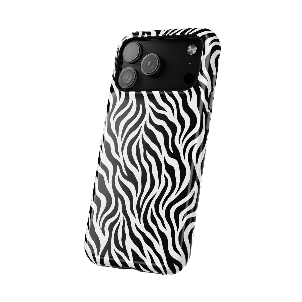 Zebra Print Magnetic Impact-Resistant Phone Case