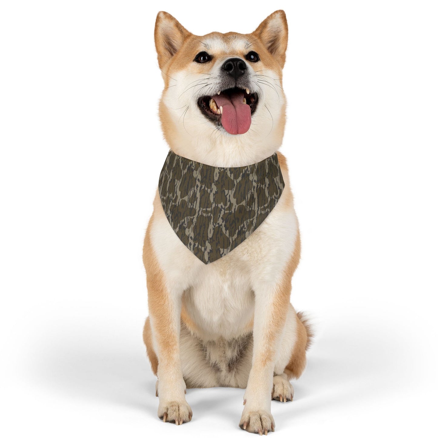 Bottomlands Camo Pet Bandana Collar