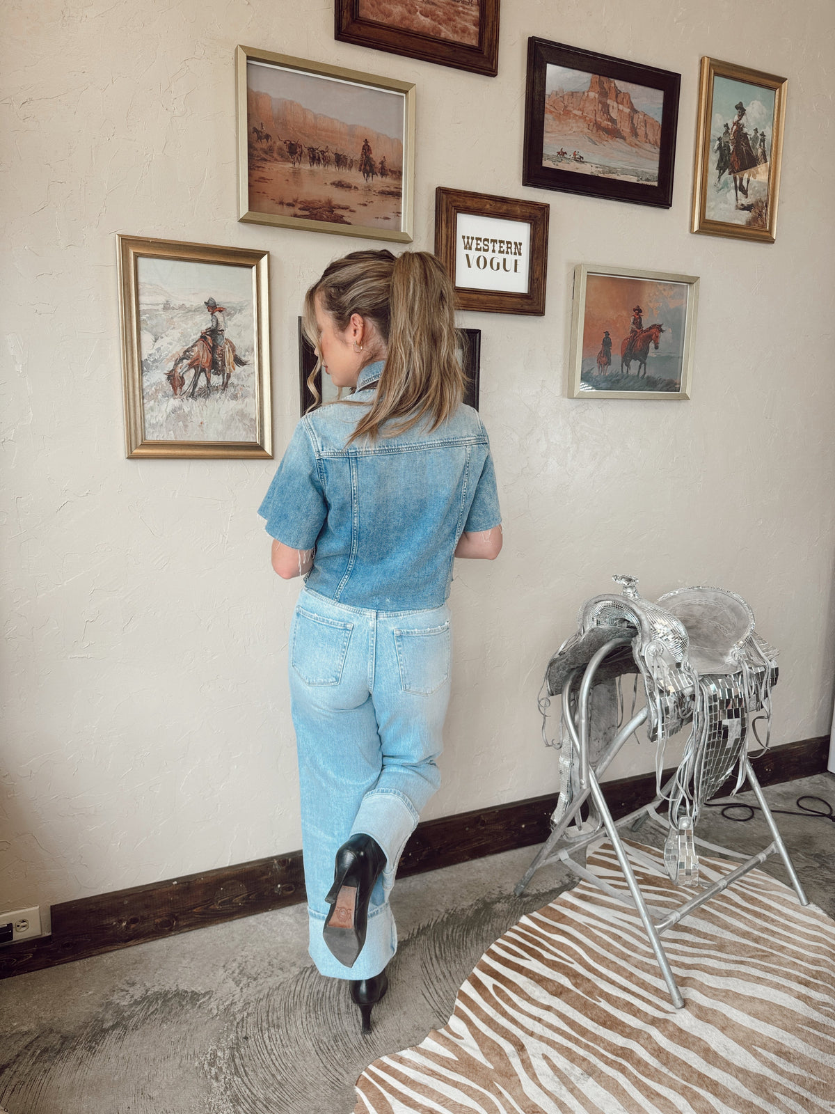 The Fiona Jeans in Light Wash