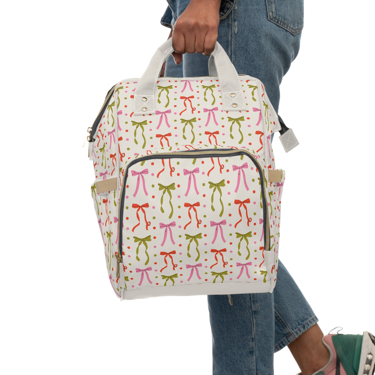 Pretty Little Bows Multifunctional Diaper Backpack