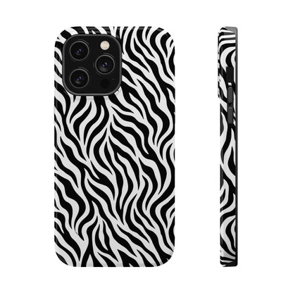 Zebra Print Magnetic Impact-Resistant Phone Case