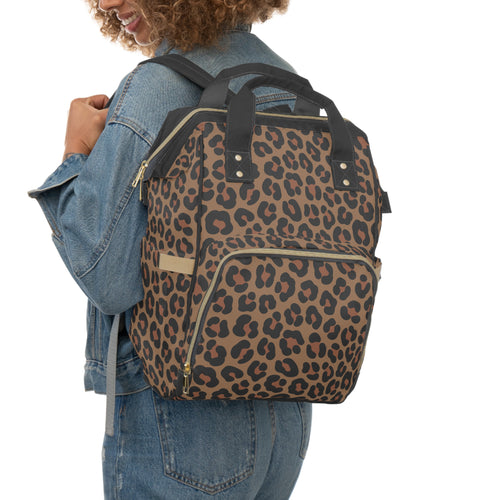 Cheetah Multifunctional Diaper Backpack