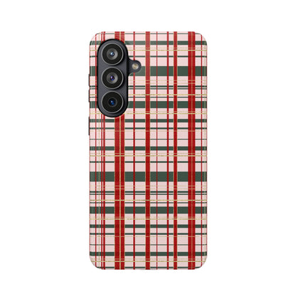 Darling Christmas Plaid Magnetic Impact-Resistant Phone Case