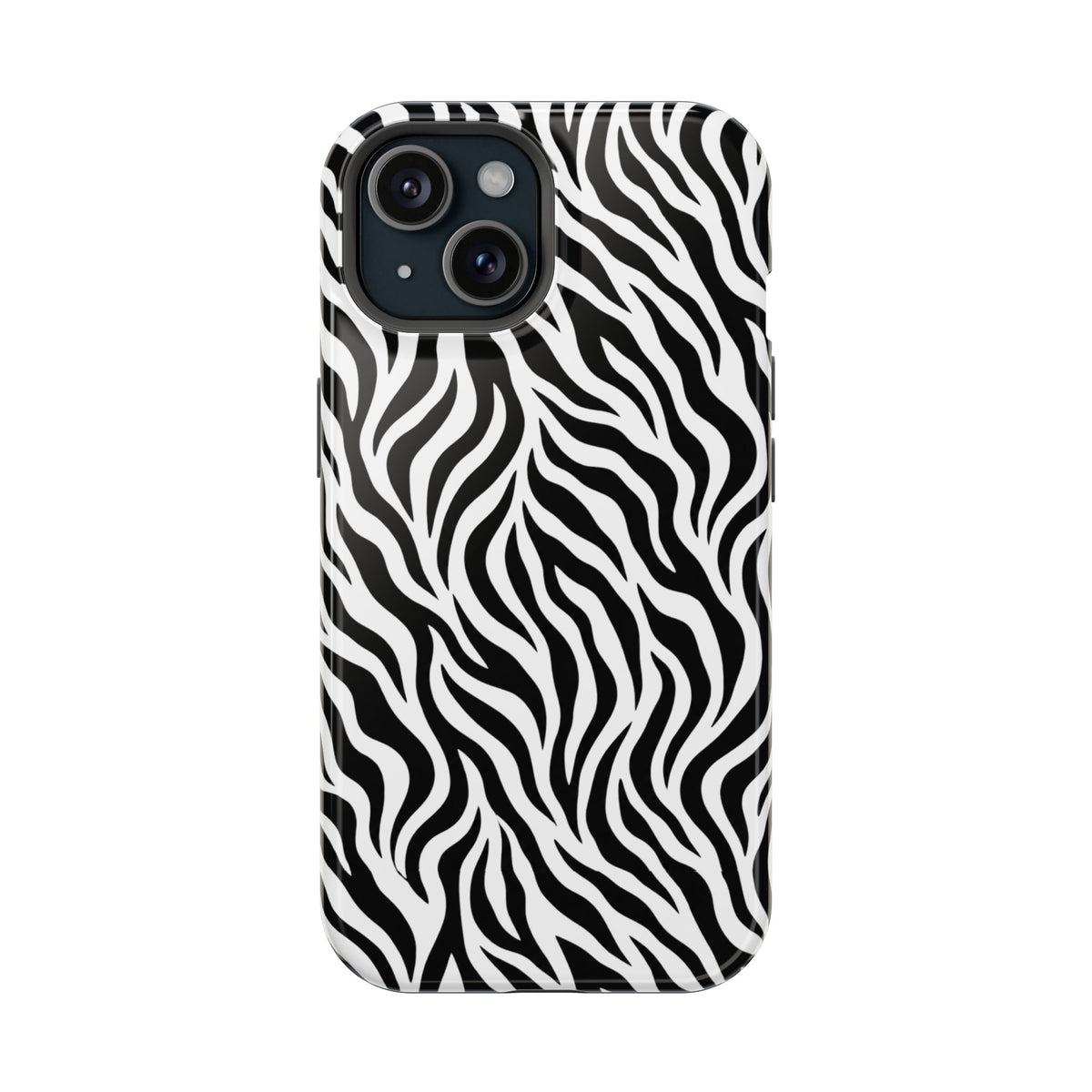Zebra Print Magnetic Impact-Resistant Phone Case