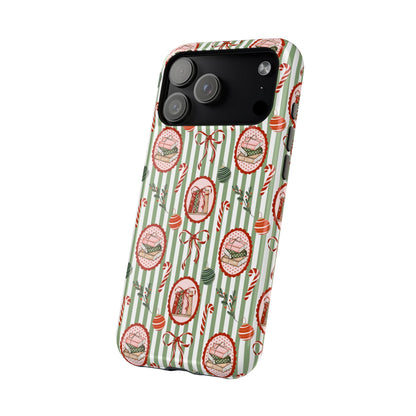 Books, Bows & Candy Canes Magnetic Impact-Resistant Phone Case