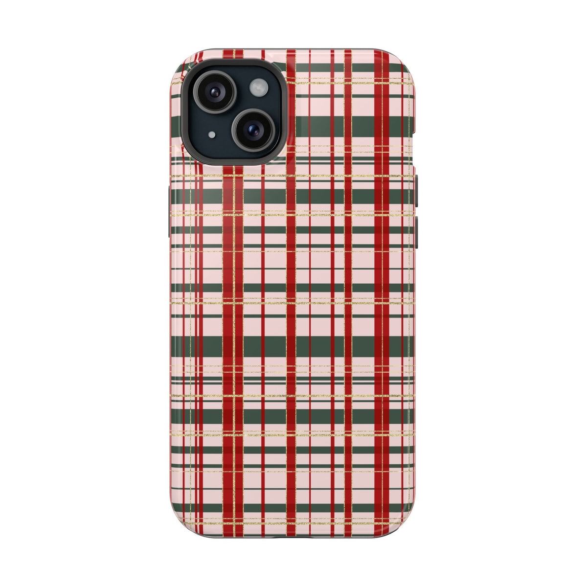 Darling Christmas Plaid Magnetic Impact-Resistant Phone Case
