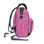 Pink Bottom Camo Multifunctional Diaper Backpack