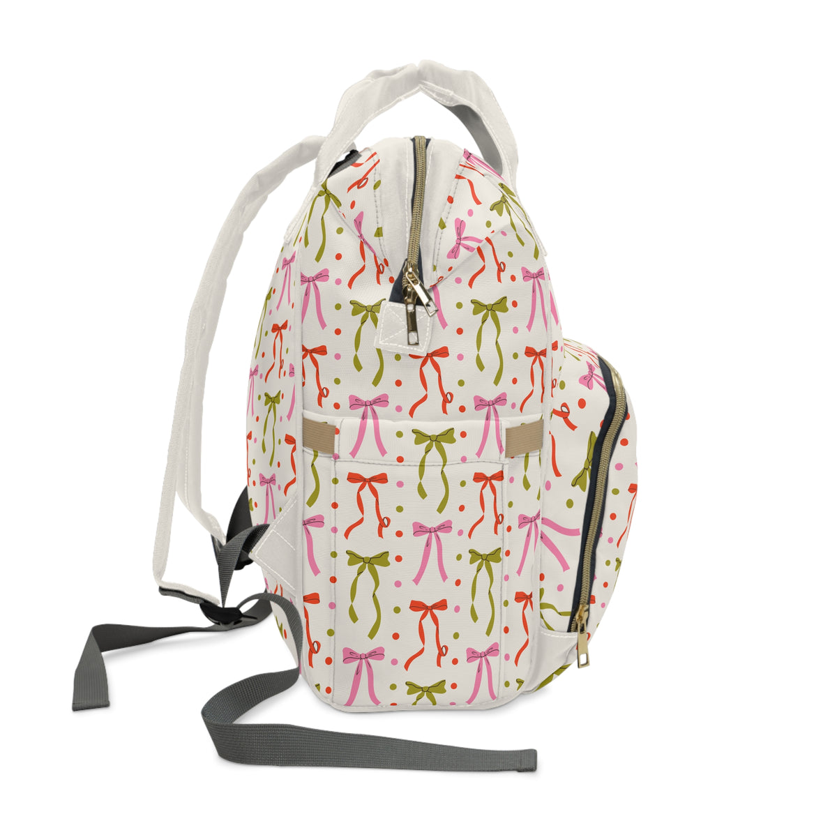 Pretty Little Bows Multifunctional Diaper Backpack