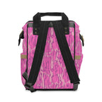 Pink Bottom Camo Multifunctional Diaper Backpack