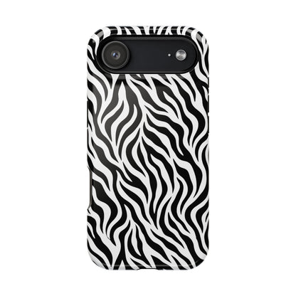 Zebra Print Magnetic Impact-Resistant Phone Case