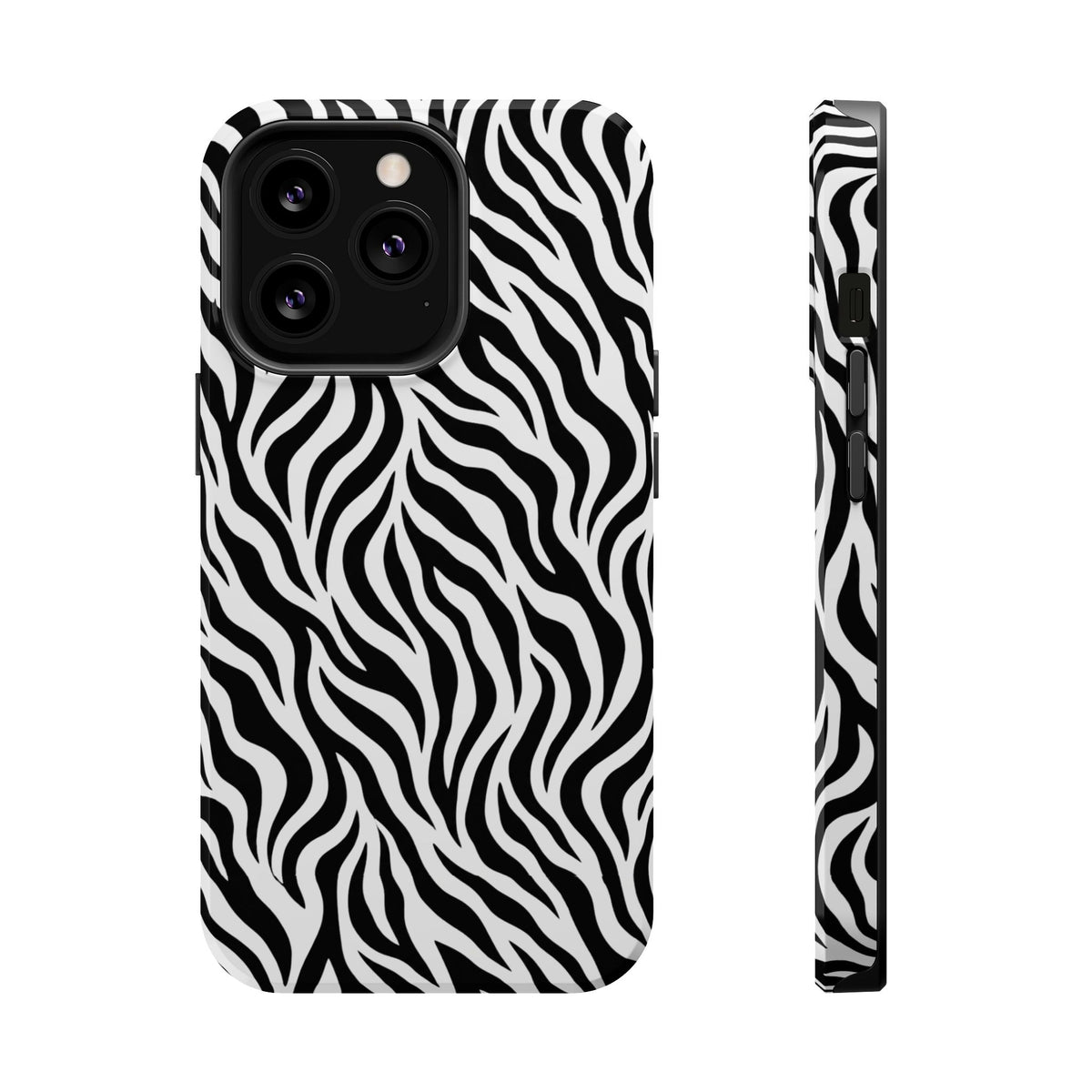 Zebra Print Magnetic Impact-Resistant Phone Case
