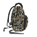 Trendy Retro Duck Camo Multifunctional Diaper Backpack