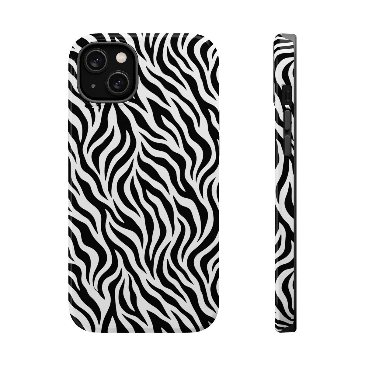 Zebra Print Magnetic Impact-Resistant Phone Case