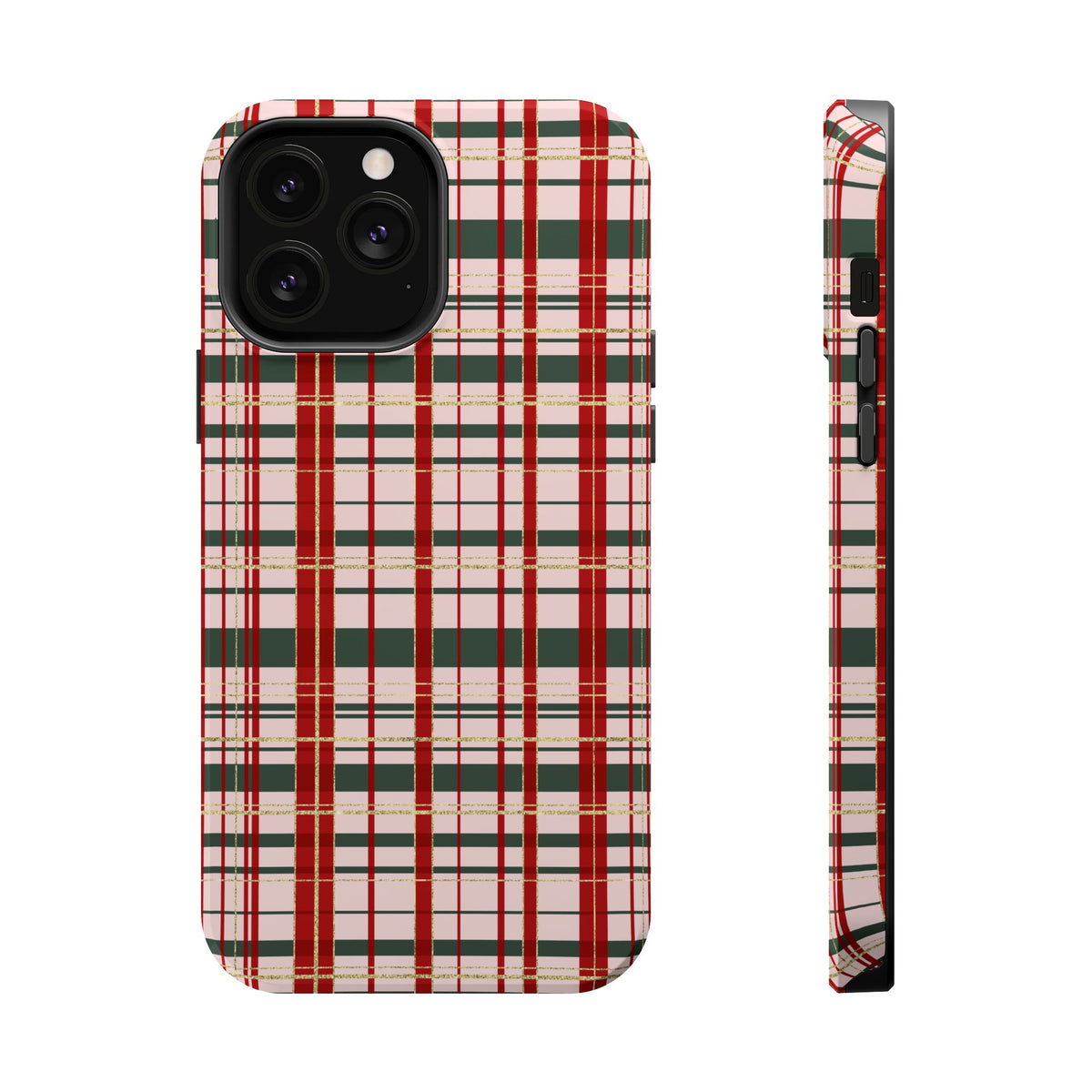 Darling Christmas Plaid Magnetic Impact-Resistant Phone Case