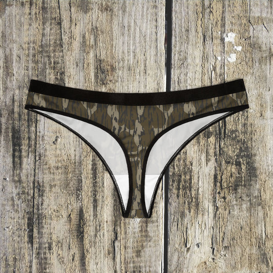 Bottomlands Camo Women's Thong