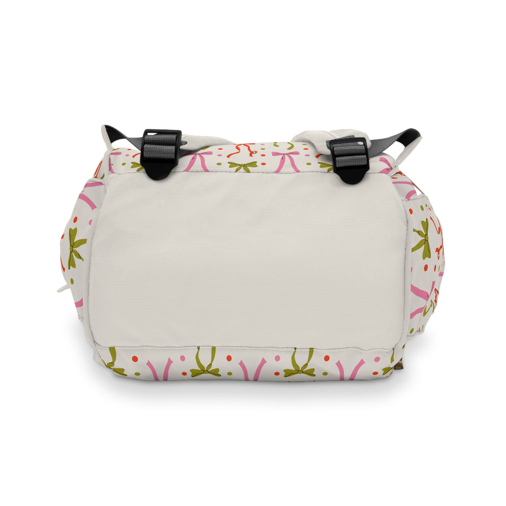 Pretty Little Bows Multifunctional Diaper Backpack