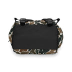 Trendy Retro Duck Camo Multifunctional Diaper Backpack