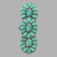 TURQUOISE 3 STACK RING