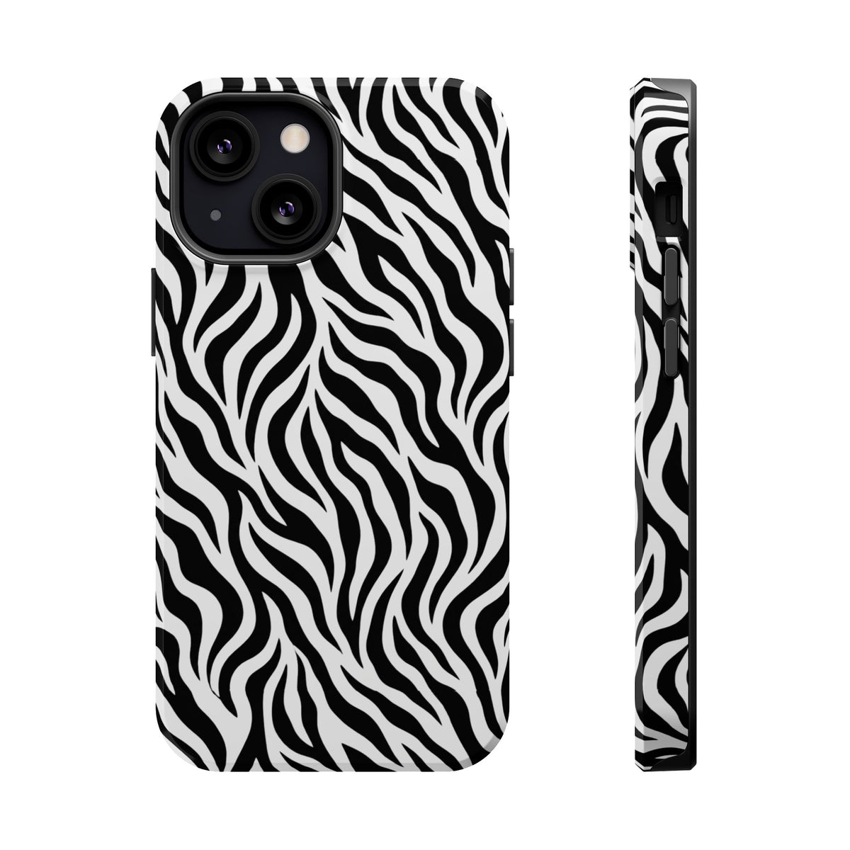 Zebra Print Magnetic Impact-Resistant Phone Case