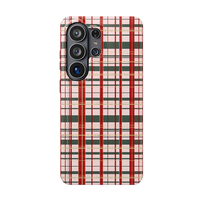 Darling Christmas Plaid Magnetic Impact-Resistant Phone Case