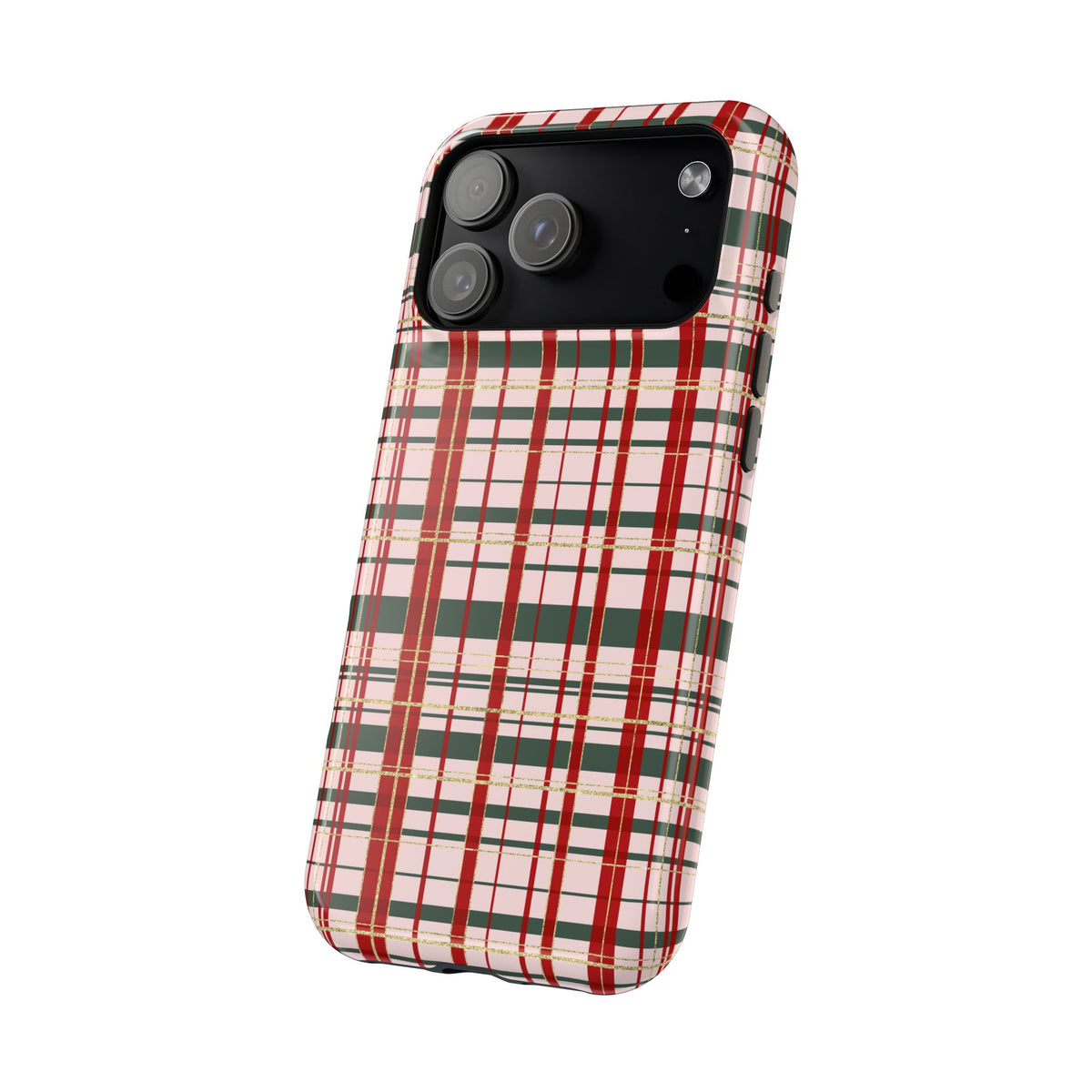 Darling Christmas Plaid Magnetic Impact-Resistant Phone Case
