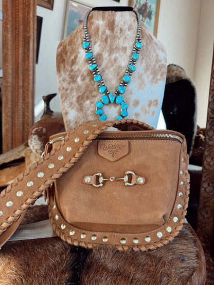 The Western + Co. Lil’ Bit Bum Bag in Chestnut