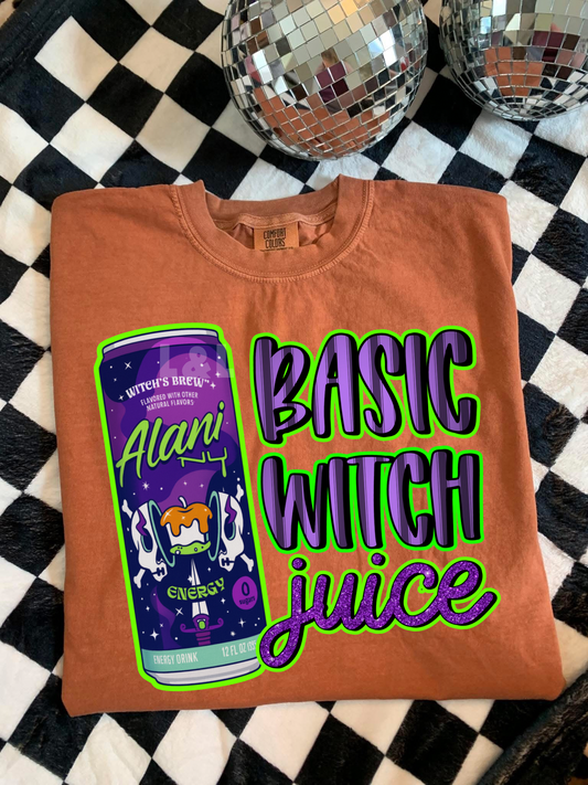 BASIC WITCH JUICE TEE OR CREW