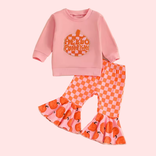 Pumpkin Patch Girls Set (PREORDER 2-3 WEEK TAT)